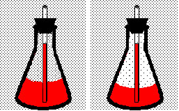 Flask C Before and During